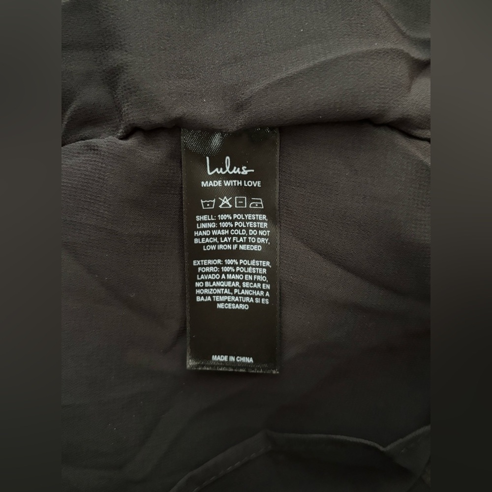Lulus Black Dress NWT - Picture 10 of 14
